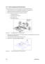 Page 836-14Field Service 6.5.11 Removing/Replacing FIR/Audio Board
Use the following procedure to remove/replace the FIR/Audio Board Assembly:
1.Remove the top cover and fan assemblies as described in Paragraph 6.5.10.
2.Separate the inside frame assembly from the base assembly.
3.Refer to Figure 6-15 and remove the following connectors:
· Left Speaker Cable J4
· Internal Microphone Cable J5
· Fan Connector J6
· Right Speaker Cable J7Figure 6-15Unplugging Cables on FIR/Audio Board
4.Remove the two screws that...