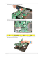 Page 97Chapter 387
17.Disconnect the cable from the card reader board. 
18.Remove the three screws (D) securing the main board in place.  
19.Carefully remove the main board. 
StepSize (Quantity)ColorTo r q u e
1~3 M2.5 x L4 (3) Black 3.0 kgf-cm 