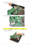 Page 101Chapter 391
17.Disconnect the cable from the card reader board. 
18.Remove the three screws (D) securing the main board in place.  
19.Carefully remove the main board. 
StepSize (Quantity)ColorTo r q u e
1~3 M2.5 x L4 (3) Black 3.0 kgf-cm 