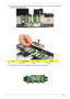 Page 93Chapter 383
14.Remove the two screws (B) securing the button board bracket and remove the button board bracket 
together with the button board.   
15.Remove the one screw (B) and remove the button board from the bracket.  
StepSize (Quantity)ColorTo r q u e
1~2 M2 x L3 (2) Black 1.6 kgf-cm 