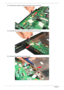 Page 10090Chapter 3
14.Disconnect the bluetooth cable from the BLUE1 on the main board. 
15.Disconnect the modem cable from the MDCDK1 on the main board.
16.Disconnect the cable from the modem board.  