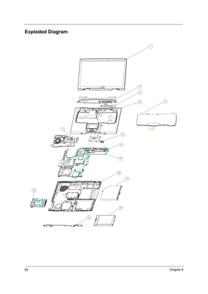 Page 9082Chapter 6
Exploded Diagram
1
3
2
4
5
6
7
8
9
10
11
12
13
14 