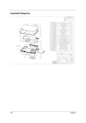 Page 109102Chapter 6
Exploded Diagram 