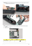 Page 117Chapter 3107
IMPORTANT:Ensure that the WLAN/3G switch and the Bluetooth switch are properly aligned in the plastic 
slide switch covers in the lower cover. 
NOTE: You will feel the spring tension in the lower case sliders when the switches have been properly 
engaged.
2.Replace the one (1) screw.
StepScrewQuantityScrew Type.
IO Board Assembly 2*5 1 