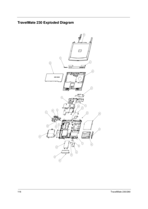 Page 12411 6TravelMate 230/280
TravelMate 230 Exploded Diagram 