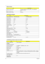 Page 2216Chapter 1
 
  
Supports modem protocol V.90 data modem 56K, V.90 fax modem 14.4K and digital line 
protection operation
Modem connector type RJ11
Modem connector location Rear side
Hard Disk Drive Interface
ItemSpecification
Vendor & Model Name IBM DARA-206000 IBM DARA-209000
Drive Format
Capacity (MB) 6000 9000
Bytes per sector 512 512
Logical heads 15 16
Logical sectors 63 63
Drive Format
Logical cylinders 12416 16383
Physical read/write 
heads23
Disks 1 2
Spindle speed (RPM) 4200 4200
Performance...