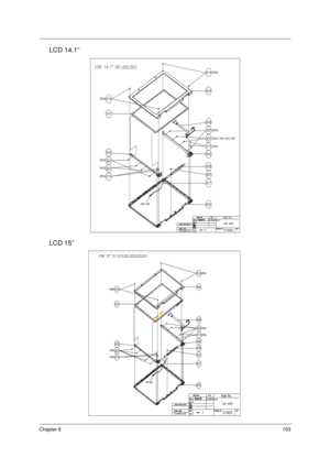 Page 111Chapter 6103
LCD 14.1”
LCD 15” 