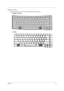 Page 26Chapter 119
Windows Keys
The keyboard features two keys that perform Windows-specific functions.
TM 4600 / TM 4100
AS 1690yyp p
Key Description
Tab
E
F
M
Shift M
R
Key Description
Tab
E
F
M
Shift M
R 