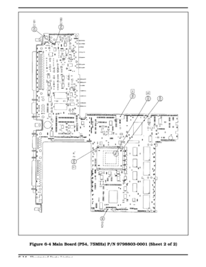 Page 149Figure 6-4 Main Board (P54, 75MHz) P/N 9798803-0001 (Sheet 2 of 2)
  
6-14 Illustrated Parts Listing 