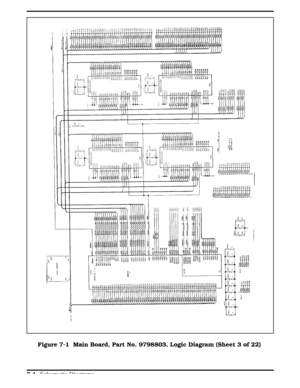 Page 190Figure 7-1 Figure 7-1  Main Board, Part No. 9798803, Logic Diagram (Sheet 3 of 22)
  
7-4 Schematic Diagrams 