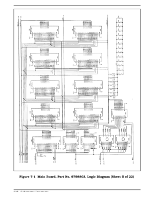 Page 192Figure 7-1 Figure 7-1  Main Board, Part No. 9798803, Logic Diagram (Sheet 5 of 22)
  
7-6 Schematic Diagrams 