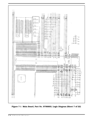 Page 194Figure 7-1 Figure 7-1  Main Board, Part No. 9798803, Logic Diagram (Sheet 7 of 22)
  
7-8 Schematic Diagrams 