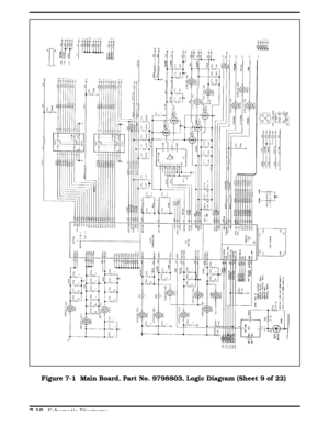 Page 196Figure 7-1 Figure 7-1  Main Board, Part No. 9798803, Logic Diagram (Sheet 9 of 22)
  
7-10 Schematic Diagrams 