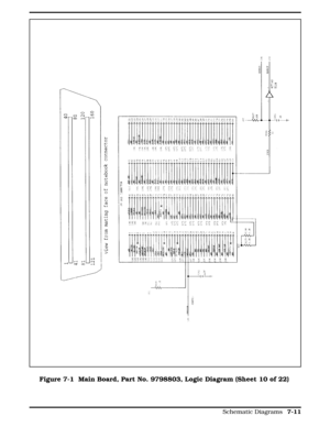 Page 197Figure 7-1 Figure 7-1  Main Board, Part No. 9798803, Logic Diagram (Sheet 10 of 22)
  
Schematic Diagrams 7-11 