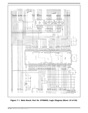 Page 202Figure 7-1 Figure 7-1  Main Board, Part No. 9798803, Logic Diagram (Sheet 15 of 22)
  
7-16 Schematic Diagrams 