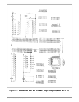 Page 204Figure 7-1 Figure 7-1  Main Board, Part No. 9798803, Logic Diagram (Sheet 17 of 22)
  
7-18 Schematic Diagrams 