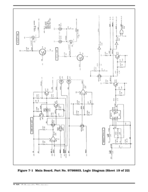 Page 206Figure 7-1 Figure 7-1  Main Board, Part No. 9798803, Logic Diagram (Sheet 19 of 22)
  
7-20 Schematic Diagrams 