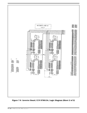 Page 234Figure 7-8 Figure 7-8  Inverter Board, P/N 9796134, Logic Diagram (Sheet 2 of 2)
  
7-48 Schematic Diagrams 