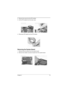 Page 83Chapter 3 75
2.  Remove the screw from the FIR module.
3.  Lift the FIR module from the lower case.
4.  Disconnect FIR cable from the FIR module.
Removing the System Board
1.  Remove the two screws from the system board.
2.  Remove the modem connector bracket from the system board.
  