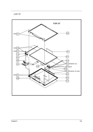 Page 111Chapter 6103
LCD 15” 