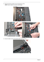 Page 8474Chapter 3
4.Remove the Antenna Cables from the housing well as shown.
NOTE: Place the cables to one side to avoid damage.
5.Ensure all cables are free of the right side cable channel as shown. 