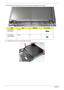 Page 8676Chapter 3
7.Remove the four securing screws (two on each side) connecting the LCD module.
8.Carefully remove the LCD module from the chassis. 
StepSizeQuantityScrew Type
LCD Module
(red callout)M2*10 2
LCD Module
(green callout)M2*4 2 