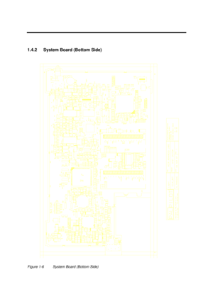 Page 26System Introduction1-131.4.2 System Board (Bottom Side)Figure 1-6System Board (Bottom Side) 