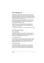 Page 35Chapter 1 27
Power Management
This computer has a built-in power management unit that monitors system 
activity. System activity refers to any activity involving one or more of the 
following devices: keyboard, mouse, drive, hard disk, peripherals connected 
to the serial and parallel ports, and video memory. If no activity is detected for 
a period of time (called an inactivity time-out), the computer stops some or all 
of these devices in order to conserve energy.
This computer employs a power...
