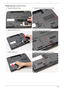 Page 131Chapter 3121
Replacing the Lower Covers
1.Replace the Memory Cover. 2. Replace the four screws to secure in place.
3. Replace the HDD2 Cover. 4. Replace the three securing screws.
5. Replace HDD Cover. 6. Replace the two screws to secure in place. 