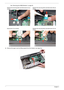 Page 8474Chapter 3
See “Removing the DIMM Modules” on page 65.
9.Remove the upper cover by lifting upward from the chassis, rear edge first. Release the securing latch and disconnect (A) as 
shown.Release the securing latch and disconnect (B) as 
shown.
Disconnect (C) as shown. Release the securing latch and disconnect (D) as 
shown. 