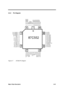 Page 102Major Chips Description 2-45
2.5.3 Pin Diagram
9 P4.2/CMSR2
8 P4.1/CMSR1
7 P4.0/CMSR0
6 EW#
5 PWM1#
4 PWM0#
3 STADC
2 VDD
1 P5.0/ADC0
68 P5.1/ADC1
67 P5.2/ADC2
66 P5.3/ADC3
65 P5.4/ADC4
64 P5.5/ADC5
63 P5.6/ADC6
62 P5.7/ADC7
61 AVDD
60 AVSS
59 AVref+
58 AVref–
57 P0.0/AD0
56 P0.1/AD1
55 P0.2/AD2
54 P0.3/AD3
53 P0.4/AD4
52 P0.5/AD5
51 P0.6/AD6
50 P0.7/AD7
49 EA#/VPP
48 ALE/PROG#
47 PSEN#
46 P2.7/A15
45 P2.6/A14
44 P2.5/A13
43 P2.4/A12
42 P2.3/A11
41 P2.2/A10
40 P2.1/A09
39 P2.0/A08
38 NC
37 VSS
36 VSS
35...