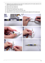 Page 84
Chapter 375
11 .Release the screw holding the CCD module and carefully pull the CCD module cable and LCD 
cable through the latch bar and LCD cover.
12.Remove the CCD module cap.
13.Remove the CCD module ring.
14.Push the CCD module upper case a little bit.
15.Then Separate the lower case from the upper case.
16.Release the two screws holding the CCD module board the detach the CCD module board. 