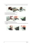 Page 7466Chapter 3
12.Detach the thermal module from the main board and disconnect the fan cable then remove the thermal 
module.
13.Use a flat-headed screwdriver to release the CPU lock.
14.Remove the CPU from the socket carefully.
15.Remove the three screws fastening the PCMCIA slot.
16.Detach the PCMCIA slot from the main board.
17.Remove the two screws fastening the modem board.
18.Disconnect the modem board from then main board and disconnect the modem board cable then remove 
the board. 