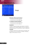 Page 2222English ...
Image
User Controls
H.Position (Horizontal Position)
4
Press the  to move the image left.
4Press the  to move the image right.
V. Position (Vertical Position)
4
Press the  to move the image down.
4Press the  to move the image up.
Frequency
“Frequency”changes the display data frequency to match the
frequency of your computer’s graphic card. If you experience a
vertical flickering bar, use this function to make an adjustment.
Tracking
“Tracking” synchronizes the signal timing of the display...