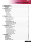 Page 3
1... English
Table of Contents
Table of Contents .........................................................................................1
Usage Notice ................................................................................................2
Precautions ..........................................................................................................2
Introduction ..................................................................................................4
Product Features...