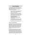 Page 40Trunk Tracking
YourBC 245XLTis designed to track Motorola Type I,
Type II, Hybrid, SMARTNET™, PRIVACY PLUS™, and
EDACS
®analog trunking systems* on any band. When
tracking these types of systems, you may want to
remember these important points:
nYour scanner defaults to monitor Motorola Type II
systems; however, you can change this if the
system in your area is different. (The types of
systems are discussed below.)
nThe frequencies for many of the trunked public
safety systems are listed in...