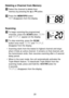 Page 22Deleting a Channel from Memory
Select the channel to delete from 
memory by pressing the or button.
Press the 
MEM/FIPSbutton. 
MEMdisappears from the display.
Scanning
To begin scanning the programmed
channels, press the 
SCANbutton. SCAN
and TRIPLEappear on the display.
To stop scanning, press the 
SCAN
button once more. SCANand TRIPLE
disappear from the display.
•  Scanning starts from the lowest to highest channel and stops
when it finds an active channel. It remains on that channel until
the...