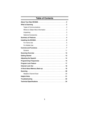 Page 1Table of Contents 