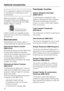 Page 36It is important to observe the flooring
manufacturers cleaning and care
instructions.
Miele accessories, including
floorheads, filters and dustbags, are
available to order through your Miele
Dealer, Miele or online at:
Certain models are supplied as stan
-
dard with one or more of the following
accessories:
Electrobrushes
Electrobrushes can only be used on
models fitted with an electrobrush socket.
Electrobrush Electro Comfort
(SEB 216-3)
Electrobrush Electro Comfort SEB 216-3
is particularly suitable...