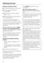 Page 52Starting a pyrolytic process
Take all accessories out of the oven.
Turn the function selector to
Pyrolytic.
Use theorsensor to select
Level 1, 2 or 3.
Start the pyrolytic process required
with the OK sensor.
You can either start the pyrolytic
cleaning process immediately or later.
If you start the process immediately, the
door will lock and the oven will start
heating up.
Select the Start later option todelay
the start of the pyrolytic processfor
example, to take advantage of cheaper
night...