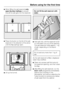 Page 29When filling the salt reservoironly
open the door halfwayto ensure
that all the salt gets into the reservoir.
Press the button on the lid of the salt
reservoir in the direction of the arrow
until the flap springs open.

Lift up the funnel.
Do not fill the salt reservoir with
water.
Add salt only until the reservoir is full
or until water runs out of the opening.
The salt reservoir holds approx. 1 kg
of salt, depending on the brand
used.
Do not add any more than 1 kg of
salt.
As the salt reservoir is...