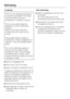 Page 28To defrost
Carry out the defrosting procedure
as quickly as possible. The longer
the food is left out at room
temperature, the faster it defrosts.
Do not use a steam-cleaning
appliance to aid the defrosting
process.
Steam could reach electrical
components and cause a short
circuit.
Never place electric heaters or
candles etc. inside the appliance to
defrost it. They will damage plastic
parts.
Do not use defrosting sprays or
de-icers as they might contain
substances which could damage
the plastic parts or...