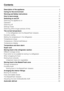 Page 2Description of the appliance.........................................5
Caring for the environment..........................................7
Warning and Safety instructions.....................................8
How to save energy...............................................13
Switching on and off..............................................14
Switching the appliance on..........................................14
Operation........................................................14
Switching...