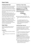 Page 56Freezing fresh food
Fresh food should be frozen as quickly
as possible. This way the nutritional
value of the food, its vitamin content,
appearance and taste are not impaired.
Food which takes a long time to freeze
will lose more water from its cells, which
then shrink.
During the defrosting process, only
some of this water is reabsorbed by the
cells; the rest collects around the food.
In practice this means that the food
loses a large degree of its moisture.
If food is frozen quickly, the cells have...