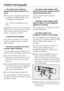 Page 32. . . the frozen food is thawing
because the freezer section is too
warm.
^Is the room temperature lower than
the ambient temperature for which
the appliance is designed?
If so, raise the temperature of the
room.
Operating in a room which is too cold
will cause the cooling system to switch
off for too long causing the freezer
section to become too warm.
. . . food has frozen together.
Use a blunt instrument, e.g. a spoon
handle or plastic scraper, to prise it
apart carefully.
. . . the alarm sounds and...