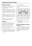 Page 30Moving the shelves
The shelves in the refrigerator section
can be adjusted according to the
height of the food.
^Raise the shelf, and pull it forwards
slightly until the notch at the side is in
line with the shelf support. It can then
be raised or lowered to the required
level.
The raised edge at the back must face
upwards to prevent food from touching
the back of the appliance and freezing
to it.
Stoppers prevent the shelves from
being dislodged by mistake.
Split shelf
In order to accommodate tall items...