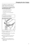 Page 51The appliance is supplied right-hand
hinged. If left-hand door hinging is
required, follow the instructions below.
To change the door hinging you will
need the following tools:
–a cross-slotted screwdriver,
–a flat-bladed screwdriver,
–a selection of Torx screwdrivers,
–a spanner.
Two people are needed for
changing the door hinging.
Removing the door handles:
^
Pull door handleatowards you. Side
sectionbslides back.
^
Pull side sectionbout of the guides
on the mounting plate.
^
Undo the 4 screws (Torx...