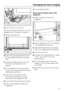 Page 53^Push the pineup and out.
Now the soft-close mechanism and the
appliance are no longer connected.
^Remove the panela.
^
Push the shock absorber armfas
far as possible towards the handle
side.
^
Loosen the three screwsgon the
soft-close mechanism and the
spacer.
^
In the middle, pry out the housing
with the soft-close mechanism using
a flathead screwdriver.
^
Then, pry the housing with the
soft-close mechanism out of the
retainer from the appliance side.
^
Lay the soft-close mechanism aside.
^
Push out...