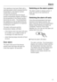 Page 21Your appliance has been fitted with a
warning system which ensures that the
temperature in the freezer section
cannot rise unnoticed.
An alarm will sound and the freezer
section temperature display will flash if
the temperature in the freezer section
becomes too warm.  The temperature
the appliance is set at determines the
temperature the appliance recognises
as being too warm.
The alarm will sound and the
temperature display will flash,
–if the freezer door has been left open
for a while, e.g. in order...