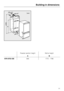 Page 51Freezer section height Niche height
AB
KFN 9755 iDE695 1772 - 1788
Building-in dimensions
51
 